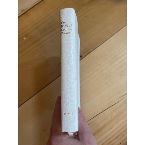 The book of common prayer. Oxford University Press. 1990. VTG. WHITE/gold.#7402 - Picture 6 of 6